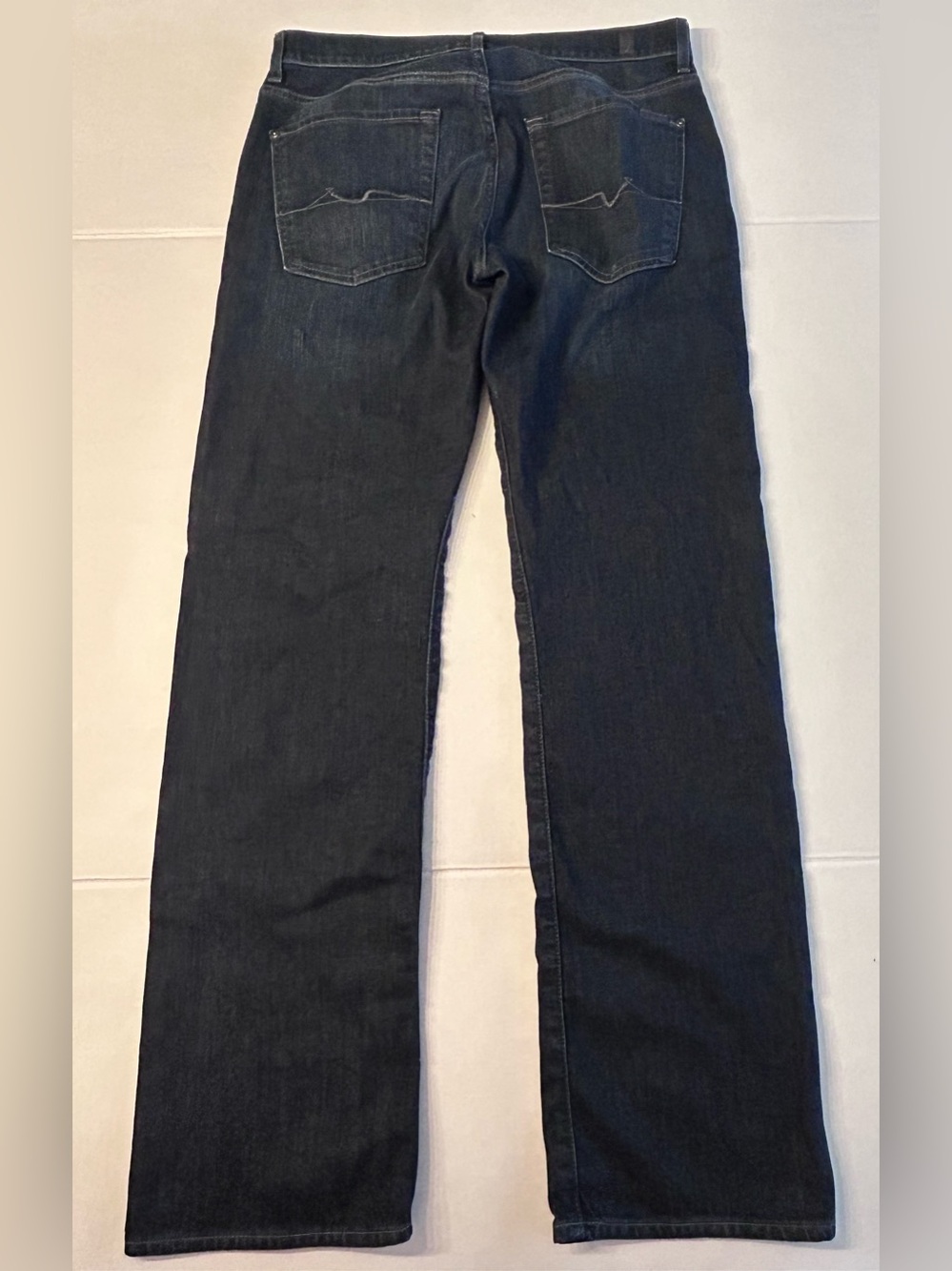 Men’s 7 For All Mankind Austyn Relaxed Straight Leg Jeans Dark Wash Size 32x33 - Picture 5 of 12